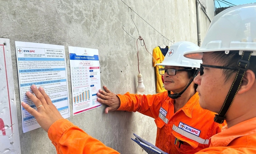 Cách tính giá điện kinh doanh nhà trọ và thủ tục đăng ký 2026