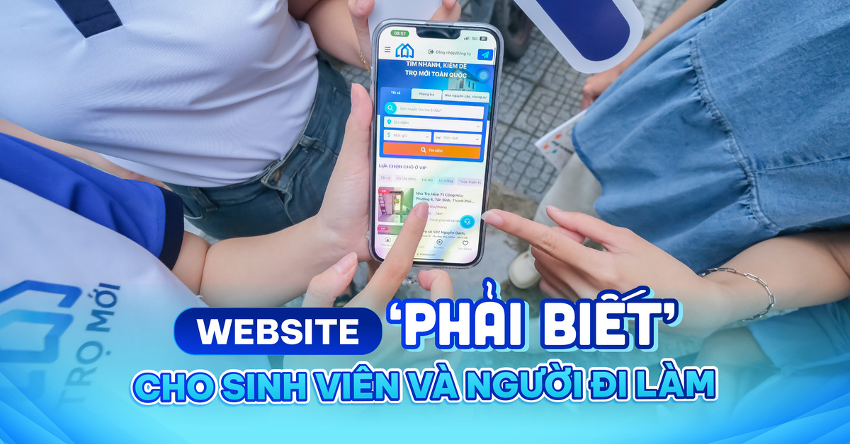 Trải nghiệm tìm trọ thông minh cùng Trọ Mới - Website phải biết