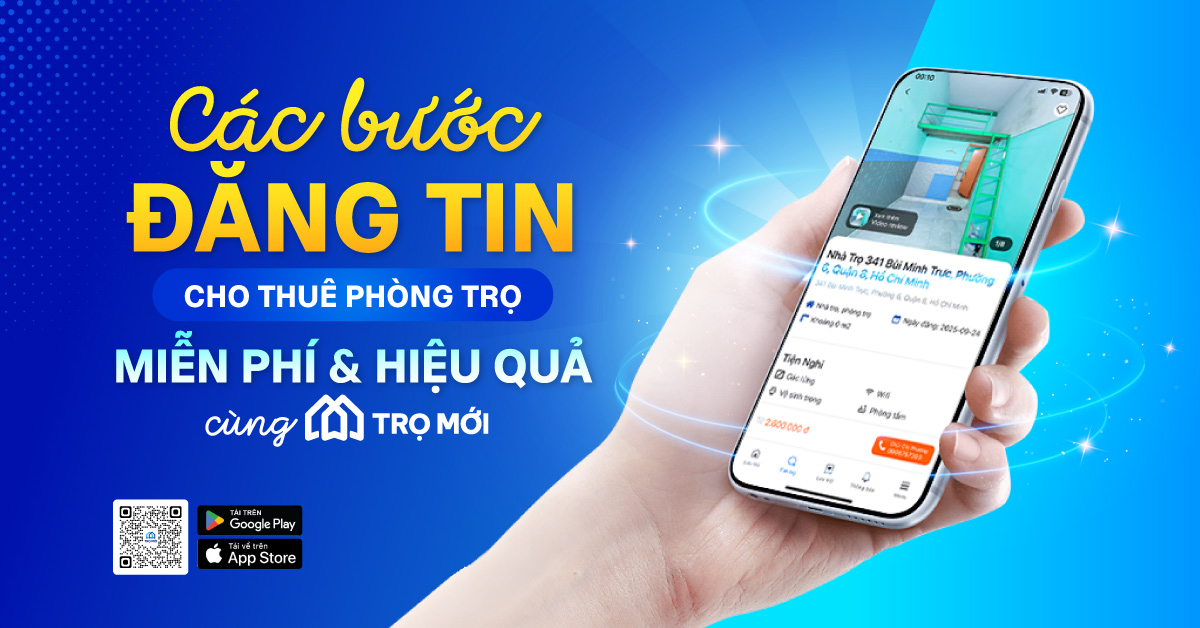 Các bước đăng tin cho thuê phòng trọ miễn phí & hiệu quả trên Trọ Mới
